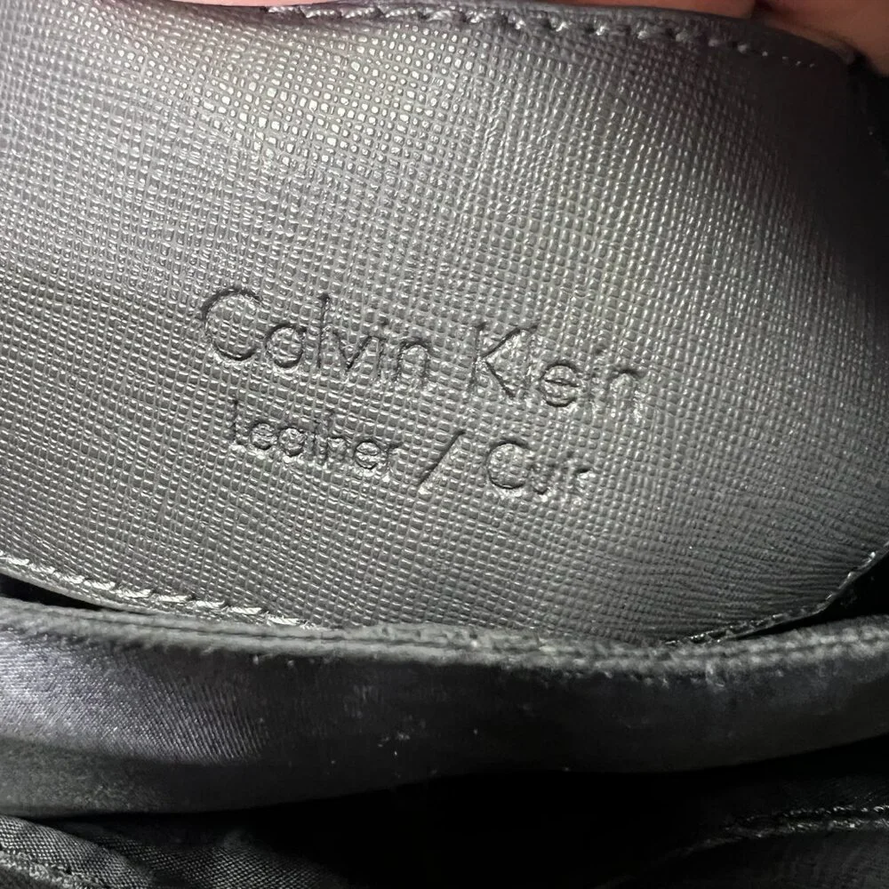 Calvin Klein Safiano Leather Laptop Bag